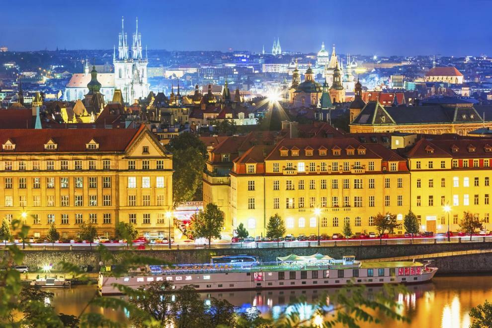Attic Apartment City Center Praga Esterno foto